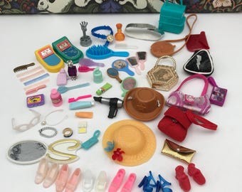 Small things, bags, shoes and beauty items for Barbie or dolls of that size