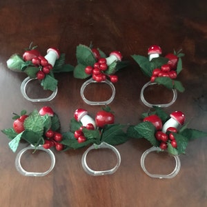 Serviettenringe für Weihnachten / Vintage