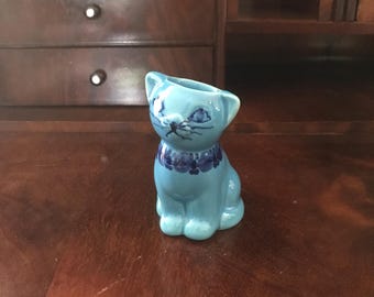 ヴィンテージ Guldkroken Hjo スウェーデン セラミック猫の置物