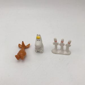 Small Moomin figures in plastic / Finland