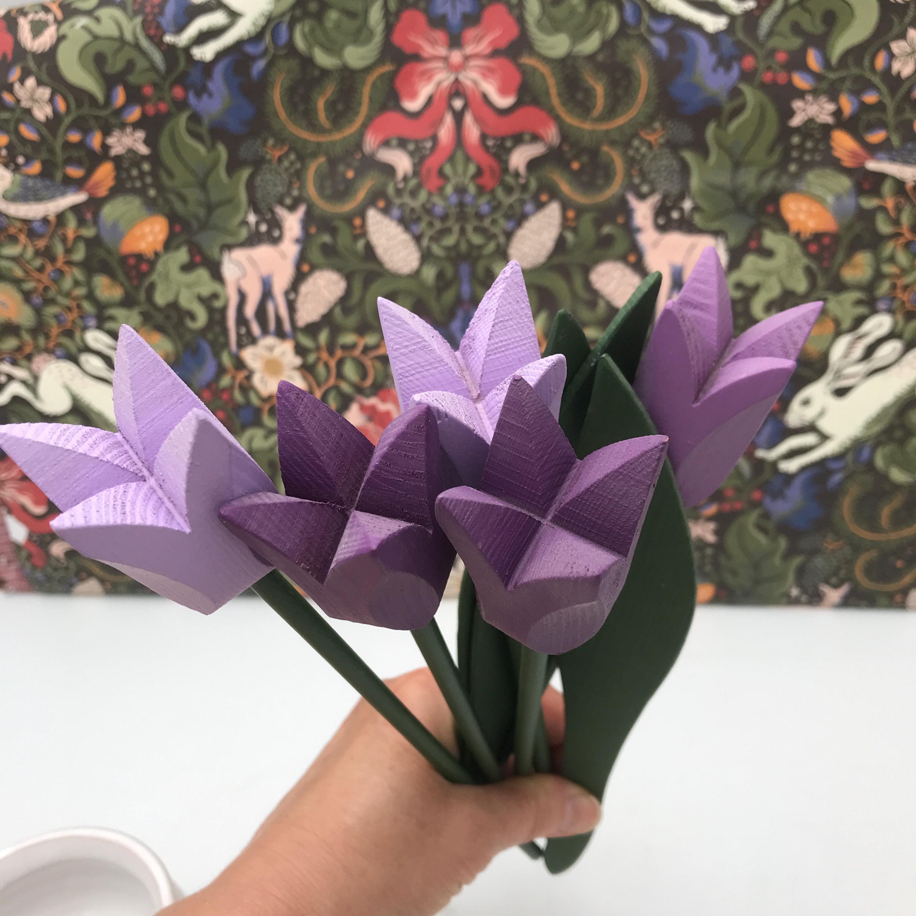 スウェーデンの木製チューリップ / ヴィンテージ - Etsy 日本