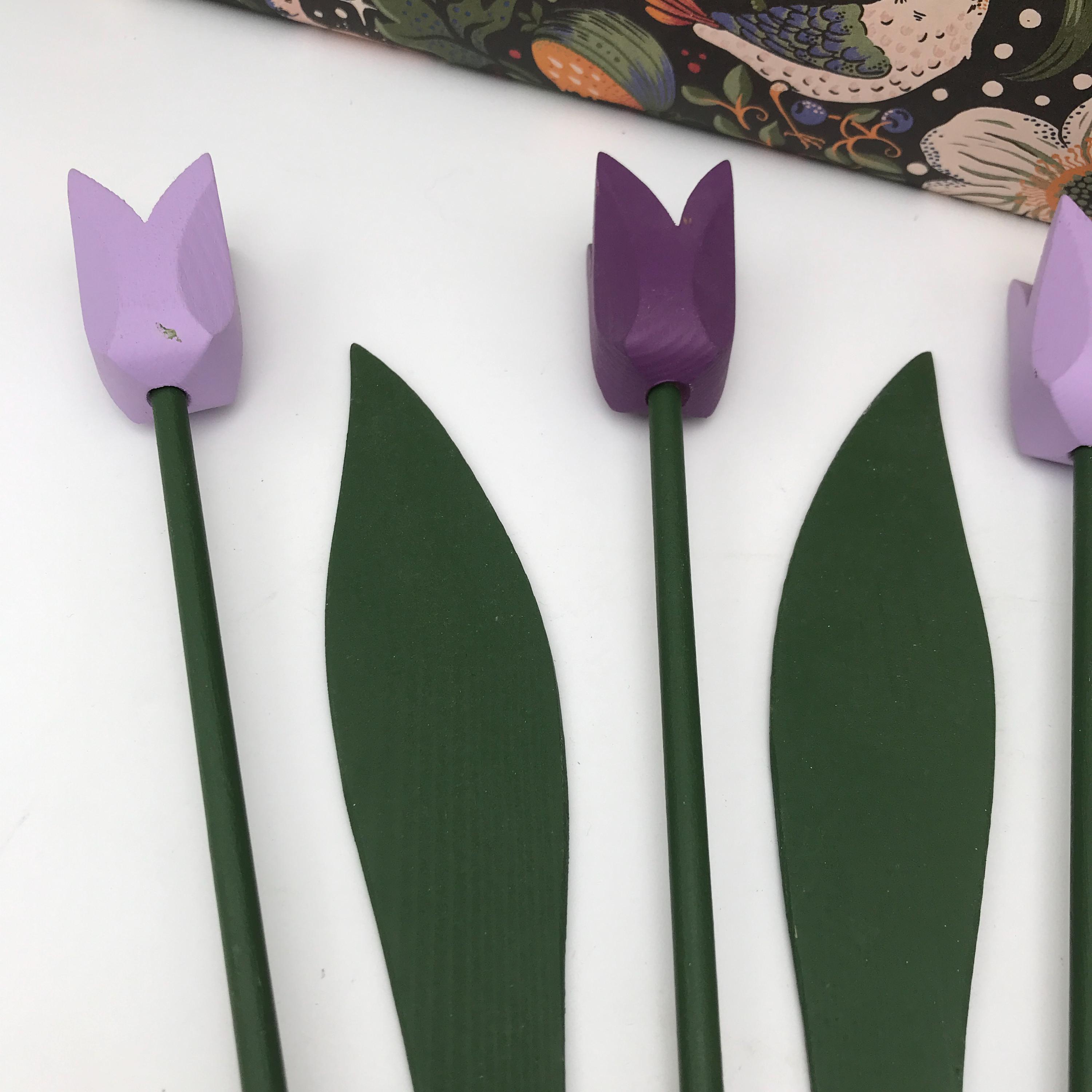 スウェーデンの木製チューリップ / ヴィンテージ - Etsy 日本