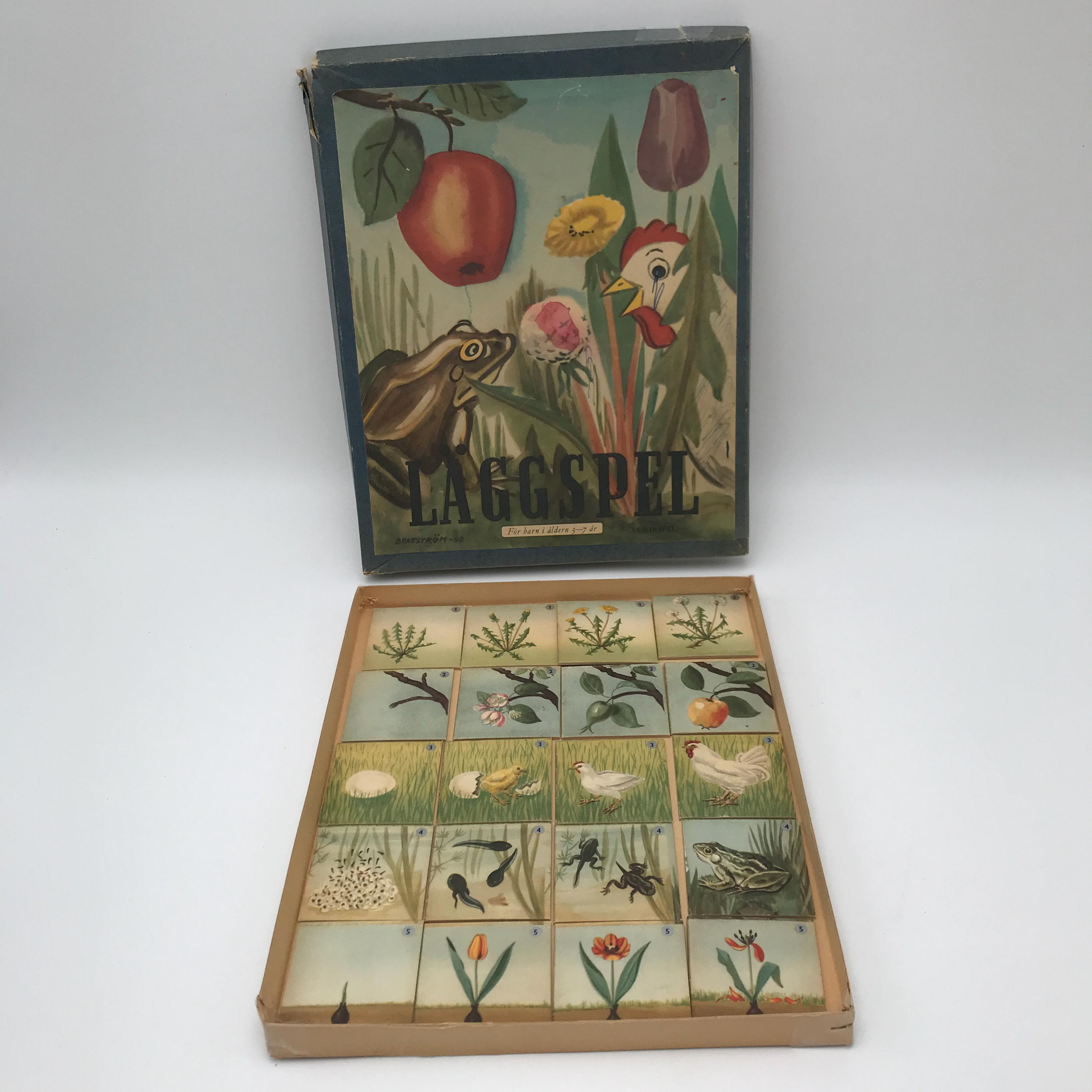 Old children's game from Sweden / vintage