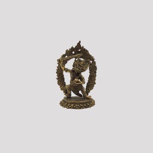 Tibetische Mahakala buddhistische Statue - 8,5 "cm