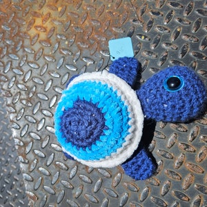 Crochet Evil Eye Crochet Turtle | Plush Crochet Turtle | Lucky Charm | Gift For Her | Stuffed Turle