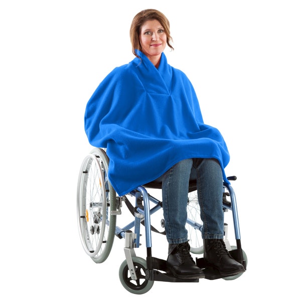 Wheelchair Poncho - Wheelchair Cape Fleece