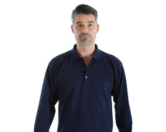 Adaptive Polo Shirts with full back opening