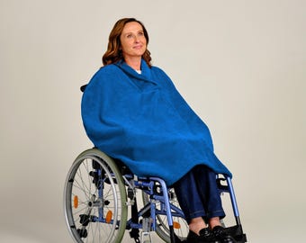 Wheelchair Poncho - Wheelchair Cape Fleece