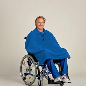 Winter poncho für rollstuhlfahrer