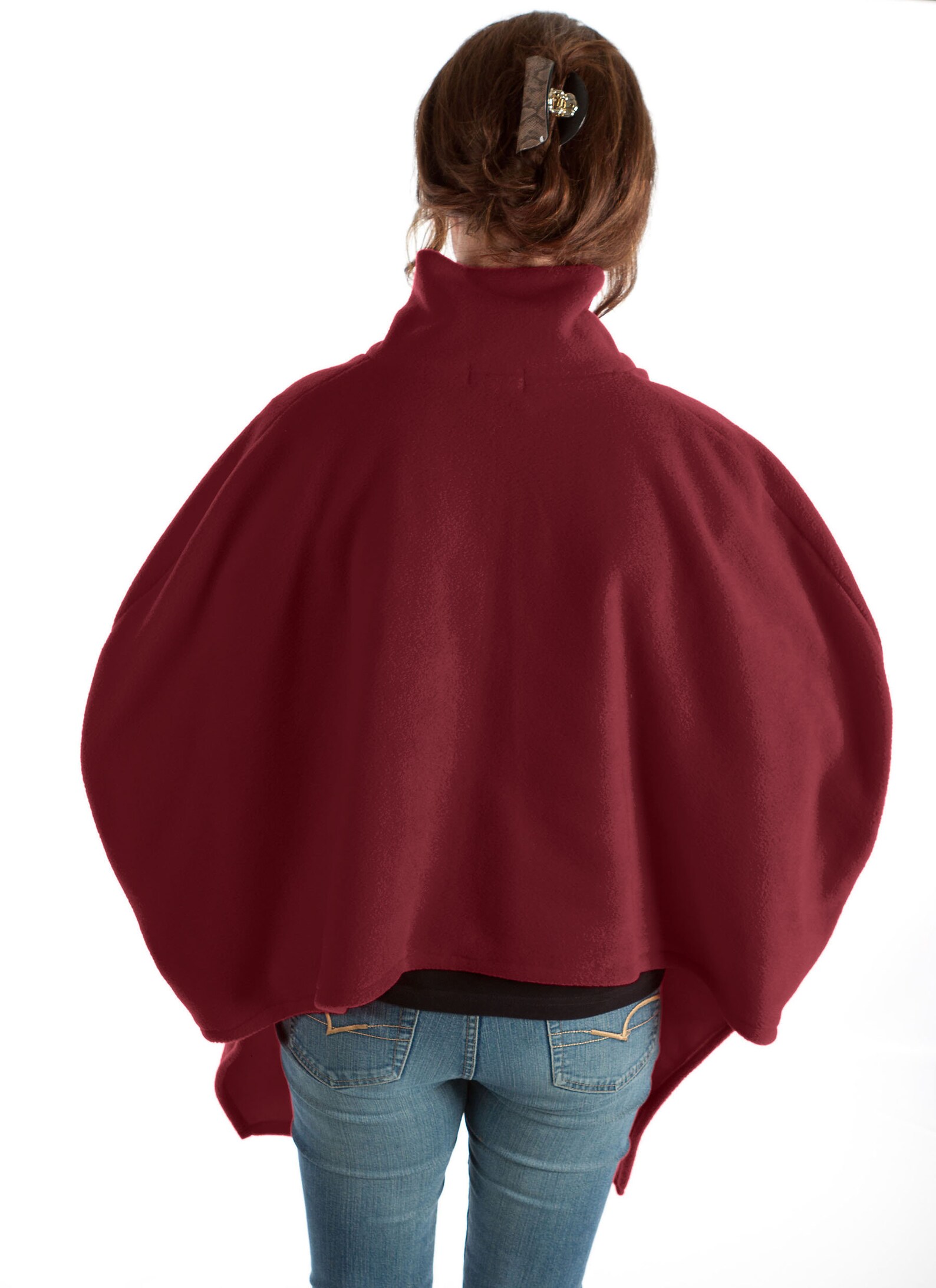 Fleece Wheelchair Poncho Wheelchair Cape Etsy