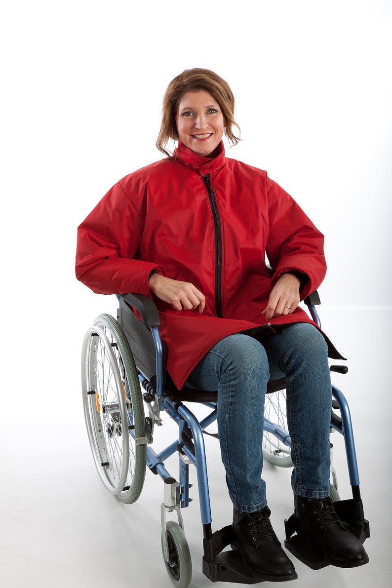 Wheelchair Jacket Winter Adaptive Coats for Wheelchair Users Etsy