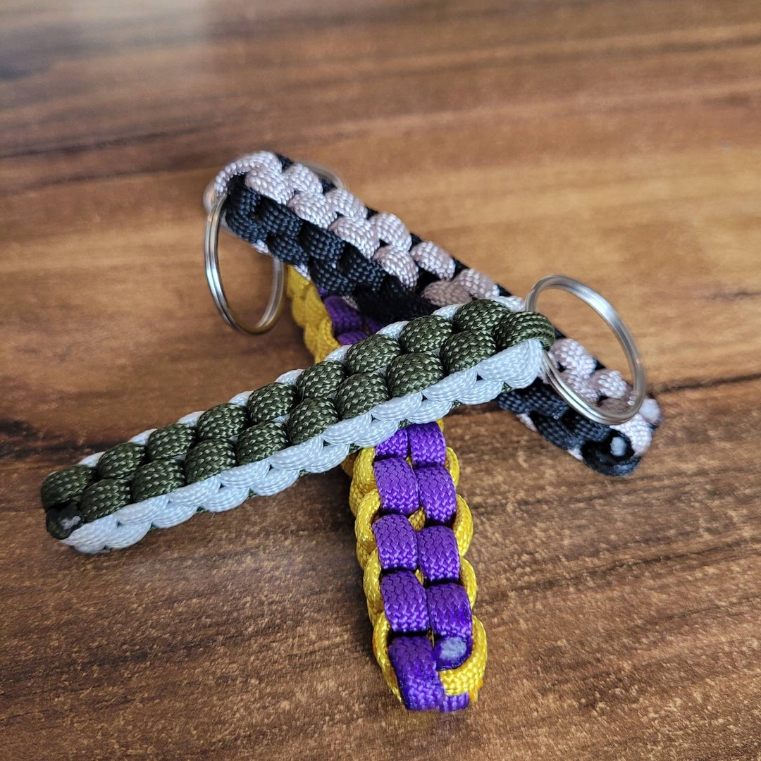 Handmade Paracord Box Knot Keychain - Etsy UK