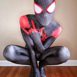 Miles Morales Spider-man Cosplay Costume spider Verse Suit - Etsy