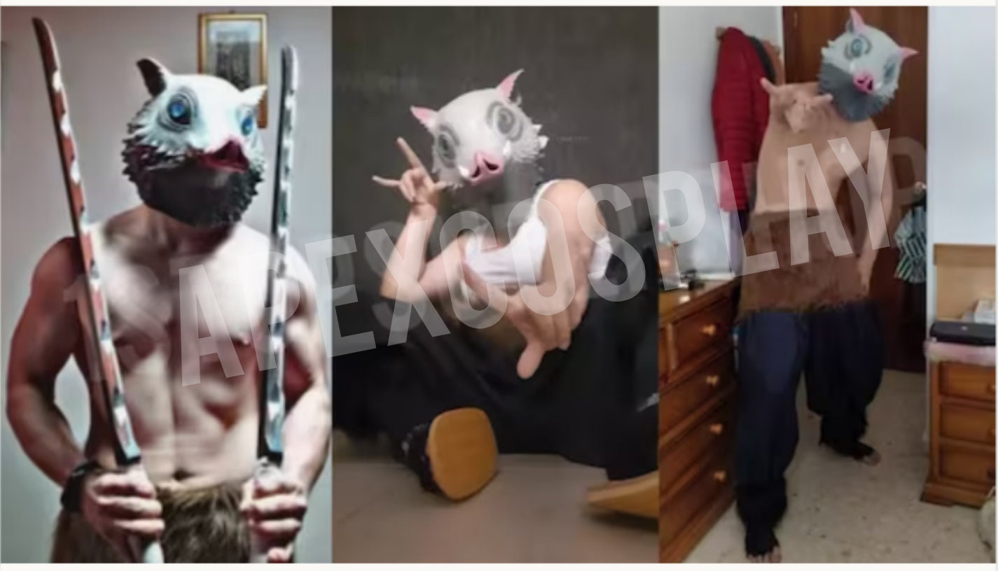 Slayer Anime Manga Jabalí Cabeza Personaje Cosplay Completo - Etsy España Slayer Anime Manga Jabalí Cabeza Personaje Cosplay Completo - Etsy España