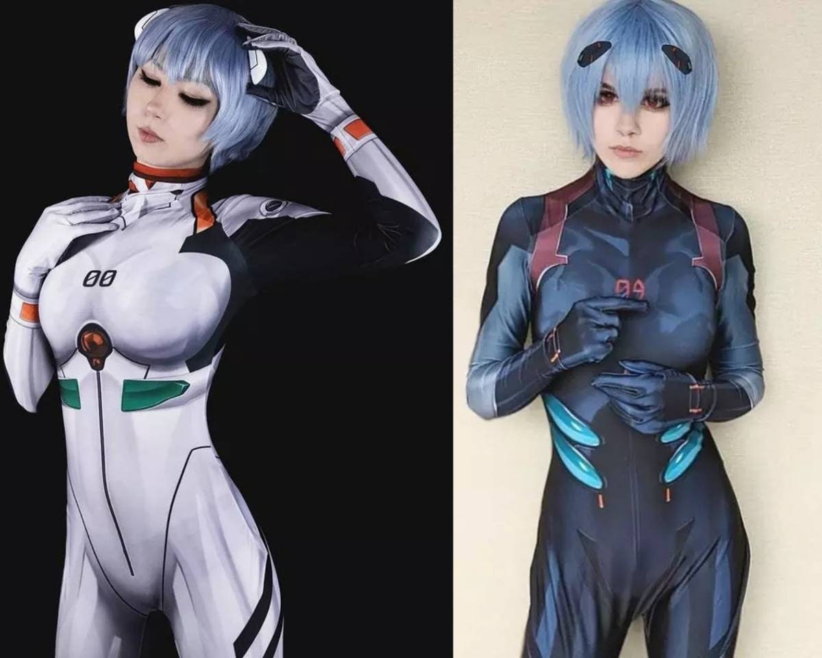 Rei Ayanami White / Plugsuit EVA neon Genesis Evangelion Etsy