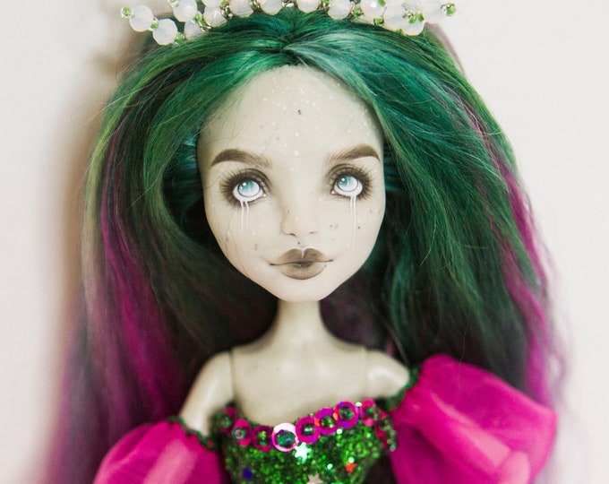 Monster High Repaint Reroot Ooak Custom Handmade Art Doll - Etsy