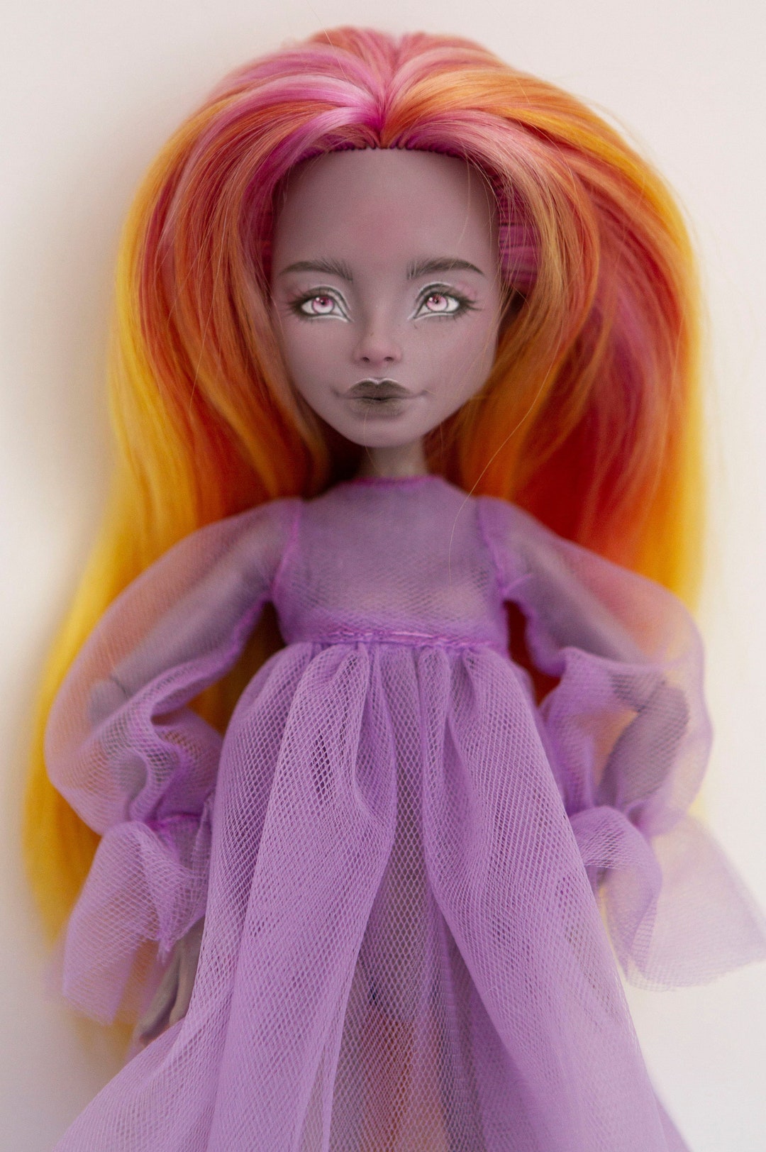 Monster High Repaint Reroot Ooak Custom Handmade Art Doll - Etsy