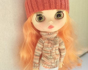 Blythe muñeca de arte hecha a mano de roble repintado personalizado