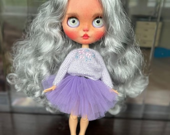 Blythe custom oak repaint handmade art doll