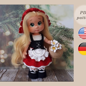 Little Red Riding Hood - Amigurumi PDF Crochet Pattern