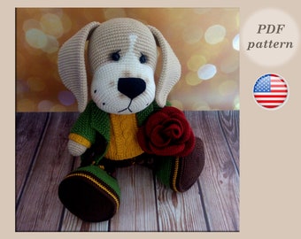 Duffy the puppy - Amigurumi PDF Crochet Pattern