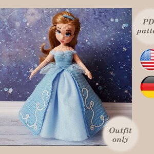 Cinderella-princess - Amigurumi PDF Crochet Pattern