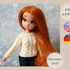 Sweater for Alina - Amigurumi PDF Knitting Pattern