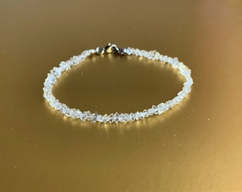 ハーキマーダイヤモンド（水晶）の高級バージョン、完全に透明な品質