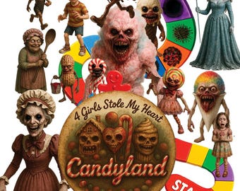 4GirlsStoleMyHeart 3D PET PRECUT Washi Tape- CandyLand