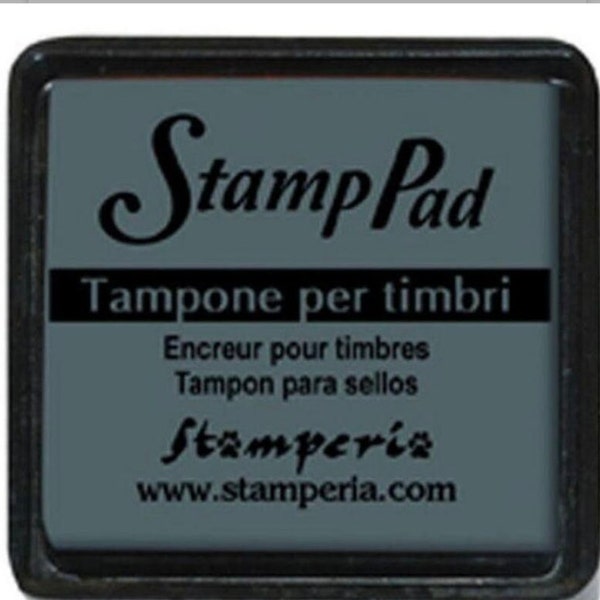 Tampon pigmentaire Stamperia Small - Gris anthracite