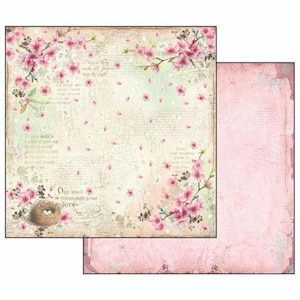 Stamperia Blumen lose Blätter-30x30 Doppelseitig 3 Bögen
