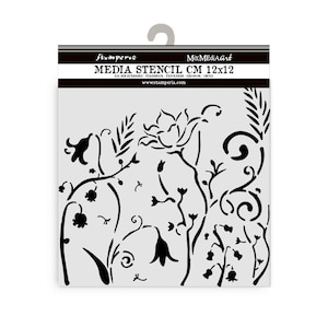 Stamperia Thick stencil cm 12X12 - Hidden Grove