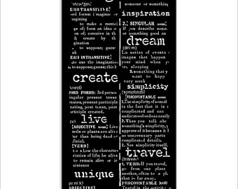 PREORDER Stamperia Thick stencil cm 12X25 - Create Happiness Secret Diary dictionary