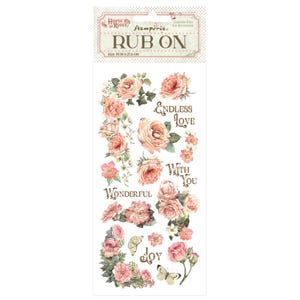 Stamperia Rub-on cm 10,16x21,6 - House of Roses