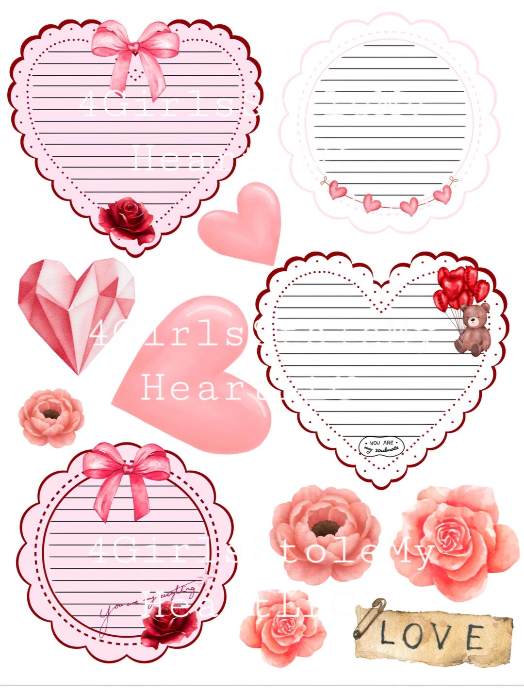 Basic Love Theme Love Theme Bundle-digital Download - Etsy