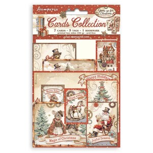 Collection de cartes Stamperia - Préparez-vous pour Noël