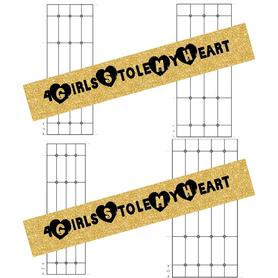 Spine Templates-4 Sizes-digital Download - Etsy