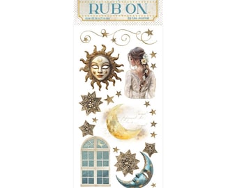 Stamperia Rub-on cm 10,16x21,6 - Masquerade