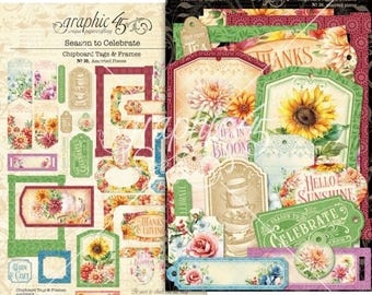 Graphic 45 Chipboard Die-Cuts Celebrate