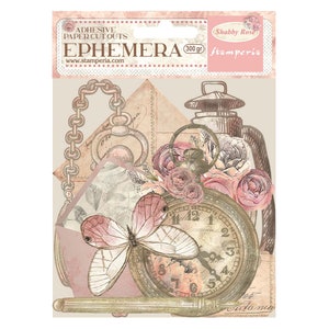Stamperia Ephemera Schäbige Rose