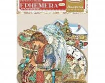 Éphéméra Winter Valley - Découpes Papier Adhésif Stamperia 300g