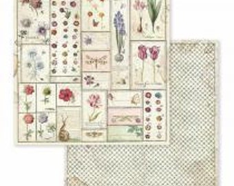 Stamperia Scrapbooking Double face sheet - Spring Botanic Herbarium