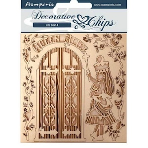 Stamperia Chips decorative cm 14x14 - Regina Alice