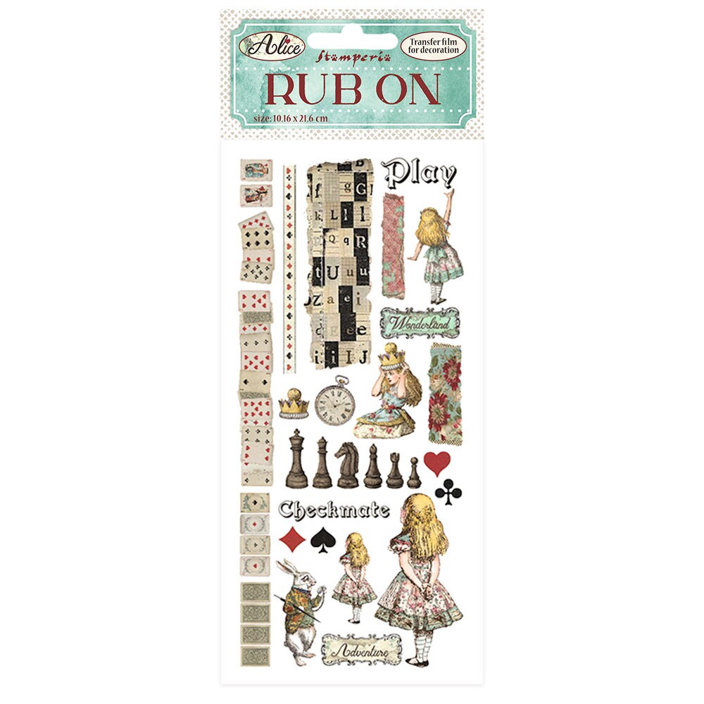 Rub-on Cm 10,16x21,6 - Christmas Garlands Stamperia