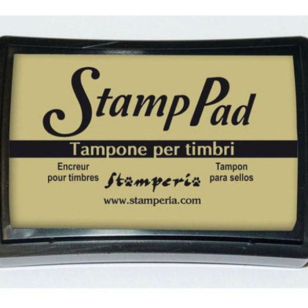 Tampon pigmentaire Stamperia Big - Ivoire foncé TAILLE: Grand