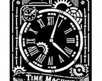 Stamperia Thick stencil cm 20X25 - Clock