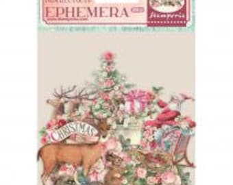 Stamperia Ephemera - Pink Christmas