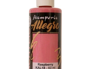Stamperia Allegro Paint 60 Ml - Colore Turchese. Vernice Acrilica Per Decorazione E Hobbistica.