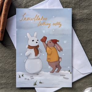 Carte postale Lièvre des neiges