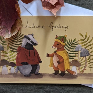 Carte postale Salutations d’automne